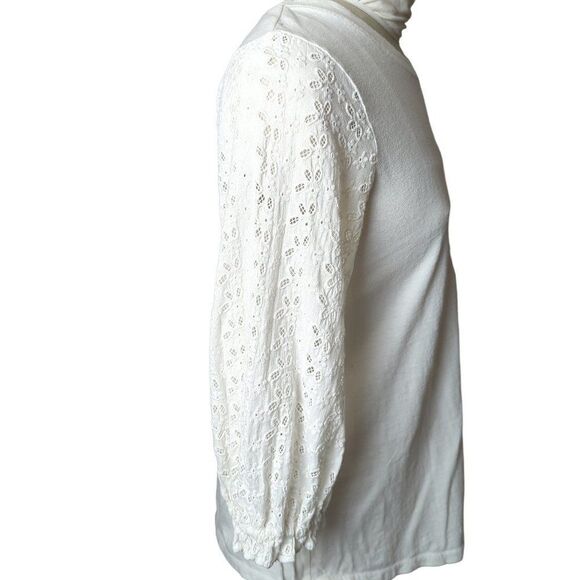 Anthropologie eri + ali  Eyelet Sleeve Top - Picture 6 of 7